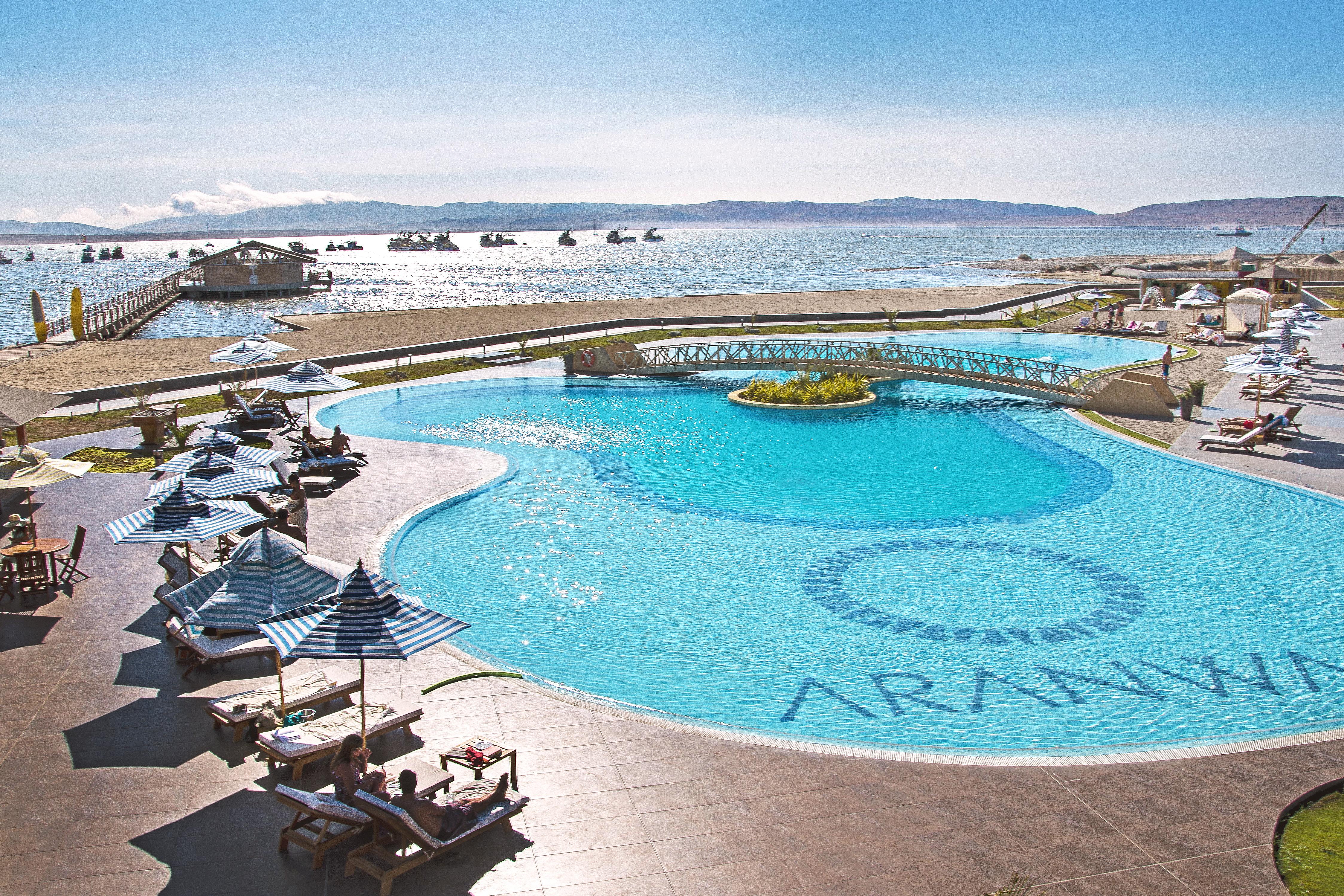 Aranwa Paracas Resort & Spa Exterior photo The pool at the hotel